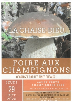 Foire aux Champignons - LA CHAISE DIEU (43)