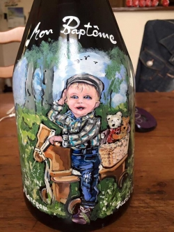 PEINTURE SUR BOUTEILLES PEINTURE SUR BOUTEILLES