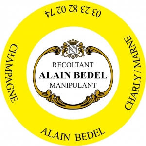 CHAMPAGNE ALAIN BEDEL - PLAQUE MUSELET TRADITION DEMI-SEC