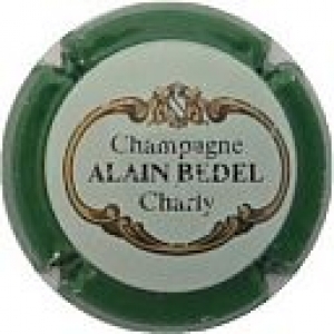 CHAMPAGNE ALAIN BEDEL - PLAQUE MUSELET TRADITION BRUT DE BRUT